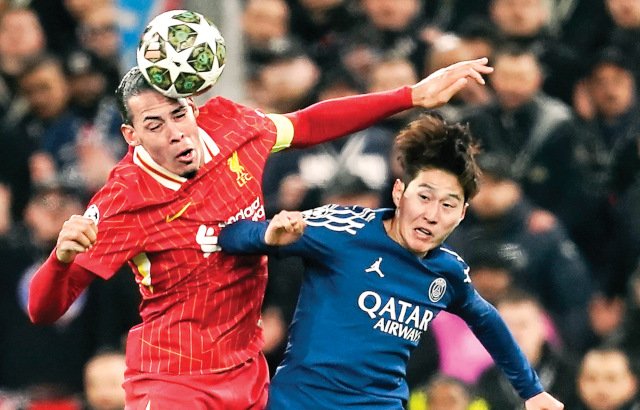 [포토] 이강인의 PSG, 리버풀 꺾고 UCL 8강 진출