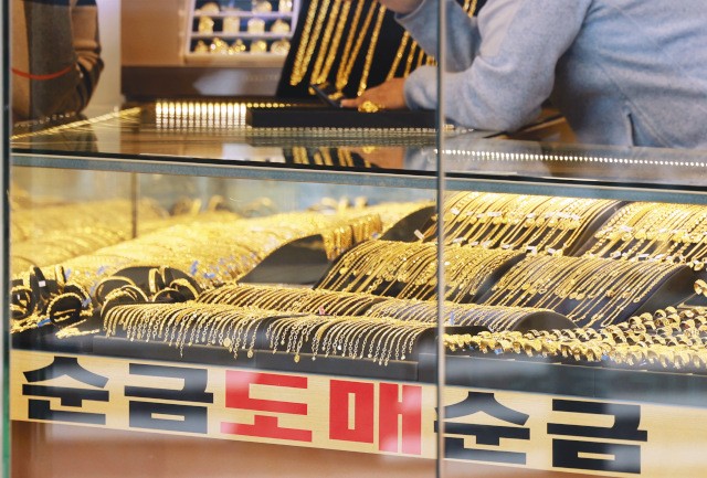 [포토] 금값 다시 최고치 경신