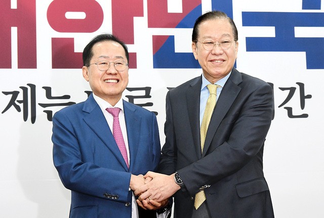 홍준표 “선진대국 이끌 洪이냐, 전과 4범 李냐의 선거”