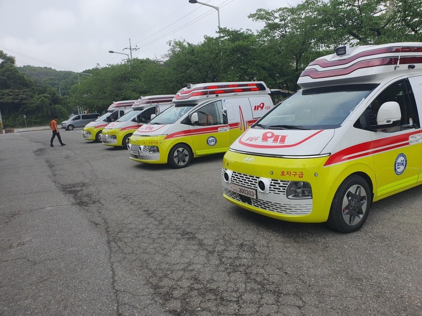 기사의 이해를 돕기 위한 이미지.기사 내용과 직접 관련이 없습니다.사진은 주차돼있는 구급차 모습.전북자치도소방본부 제공