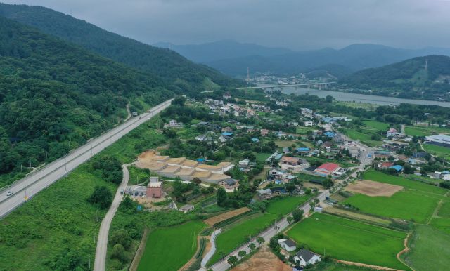서울-양평 고속도로 사업 백지화로 영향을 받았던 경기도 양평군 강상면 일대 모습. 연합뉴스