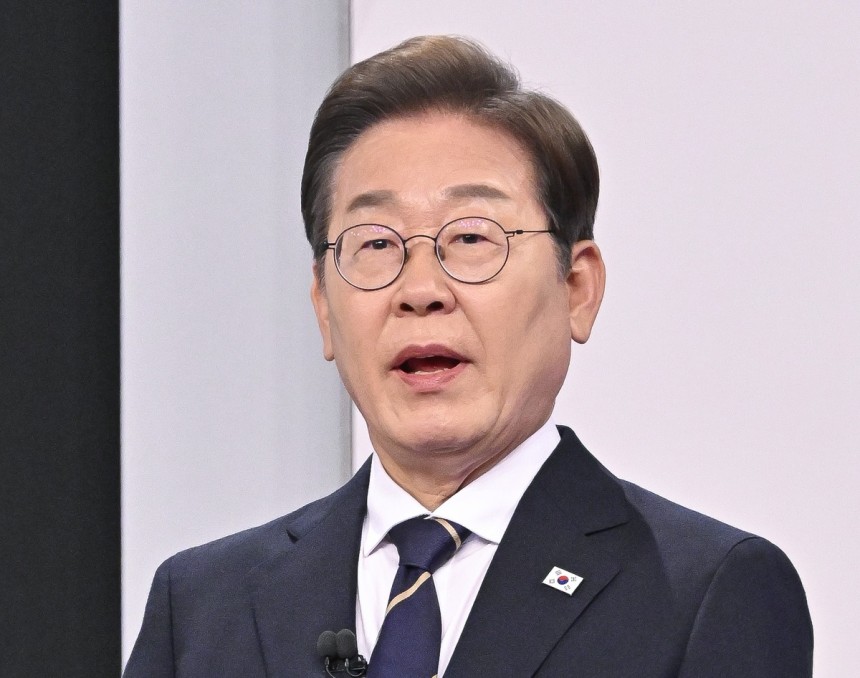 더불어민주당 이재명 대선 후보. 국회사진기자단
