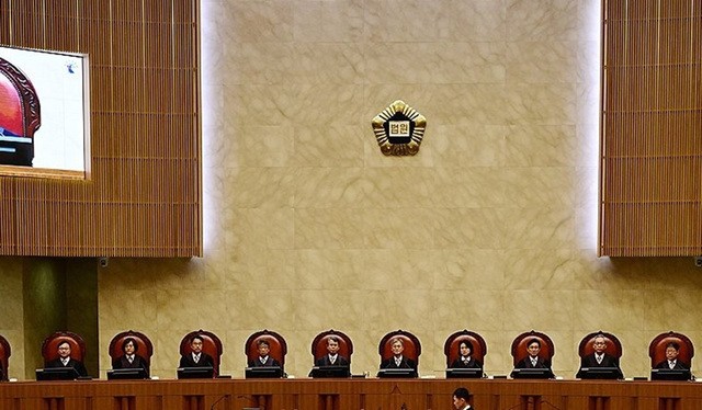 기사의 이해를 돕기 위한 이미지. 기사 내용과 직접 관련이 없습니다. 사진은 착석해있는 대법관들. 사진공동취재단