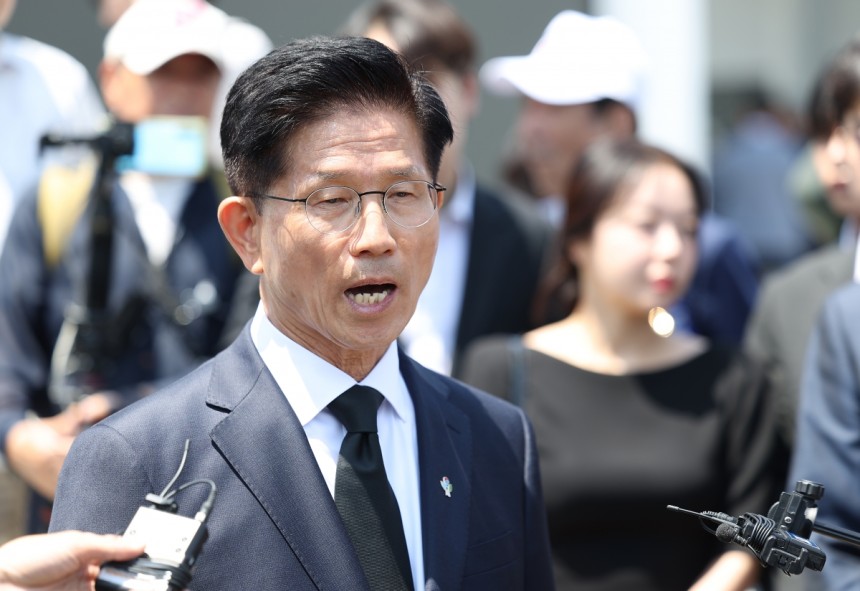 입장 밝히는 김문수 전 대선후보. 연합뉴스