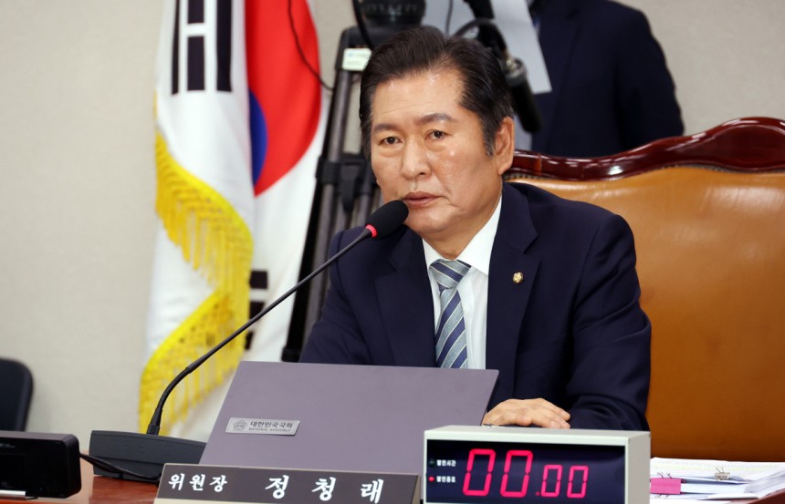 국회 법제사법위원장을 맡고 있는 정청래 더불어민주당 의원. 뉴시스
