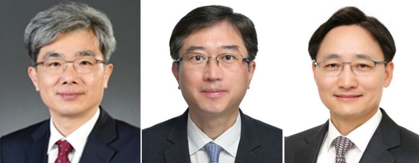 대통령실은 26일 이재명 대통령이 헌법재판소장에 김상환 제주대 법학전문대학원 석좌교수(왼쪽부터), 헌법재판관에 오영준 서울고등법원 부장판사, 국세청장에 임광현 더불어민주당 의원을 지명했다고 강훈식 대통령비서실장의 인