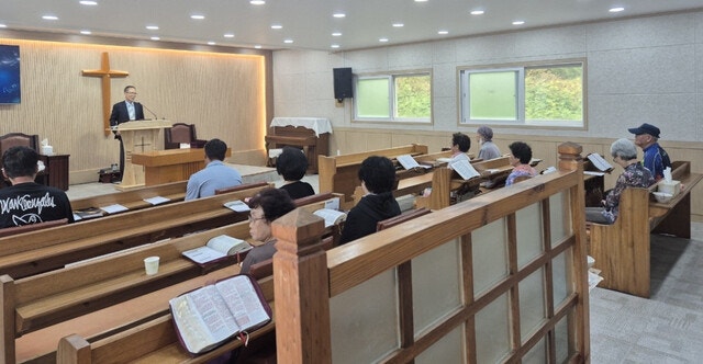 청송 어천교회, 산불 피해 딛고 감격의 예배