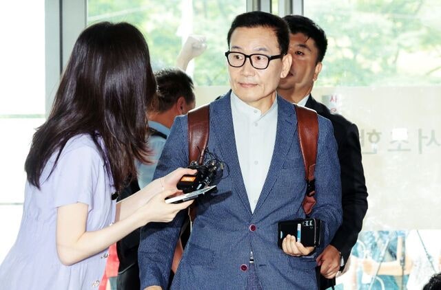 [포토] 송호종 전 경호부장 특검 출석