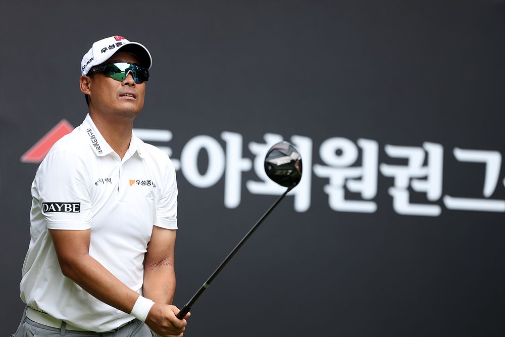 ‘김용희 감독 아들‘ <b>김재호</b>, 205번째 출전 동아회원권그룹 오픈 첫날...