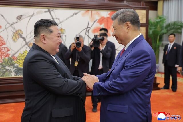 北, 정권수립일 시진핑 축전 대대적 보도