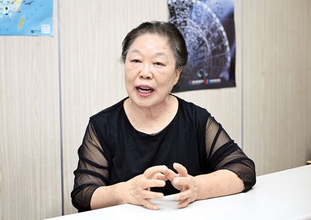 김명희 목사가 최근 서울 마포구 나눔공부방에서 공부방과 탁아방을 운영하며 아동과 여성 인권 보호를 위해 힘써왔던 일들을 소개하고 있다.   신석현 포토그래퍼