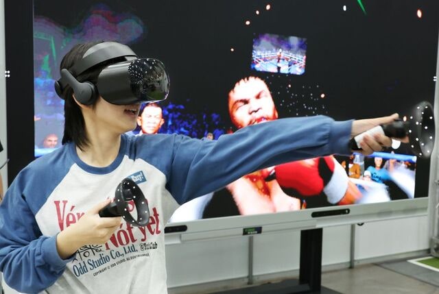 [포토] 생생한 VR 권투