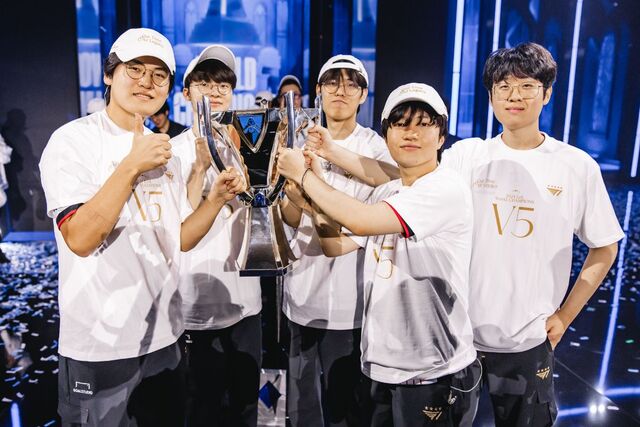 한국, LoL �국제대회 연 3회 우승컵 거머쥘까