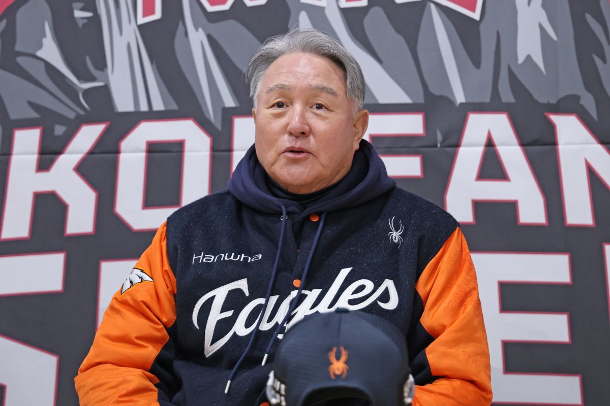 <b>김경문</b> 한화 <b>감독</b> “중요한 건 첫 경기, 문동주 5회 이상 기대”