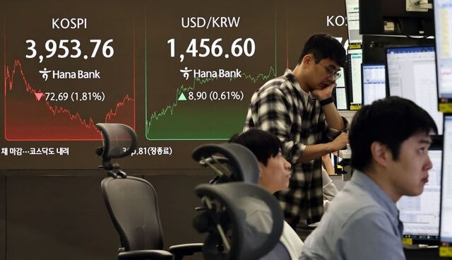 개미 방어 역부족… 10거래일 만에 4000피 붕괴