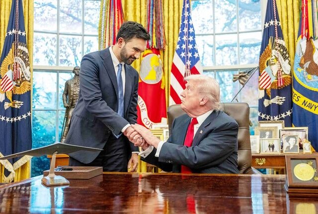 맘다니는 환대, 그린은 축출… 트럼프의 변심