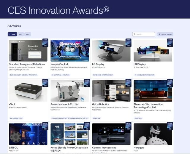 K중소기업들도 CES 혁신상 휩쓸었다