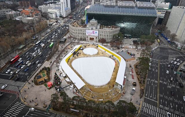 [포토] 서울광장 스케이트장