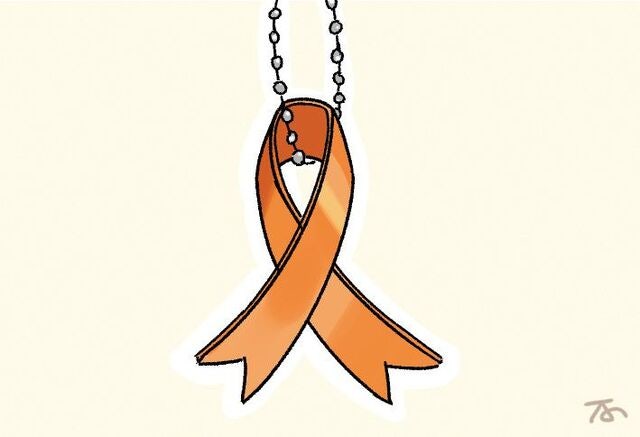 [겨자씨] 주황색 리본