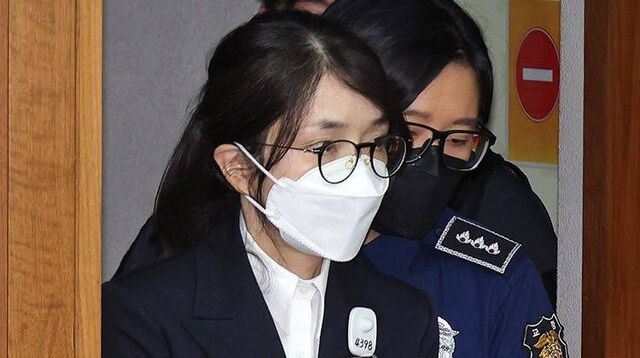 법정 출석한 김건희.연합뉴스