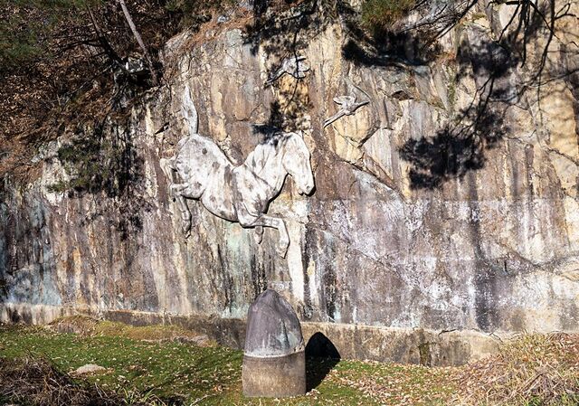 장수군 천천면에 있는 장척애. ‘타루’ 전설을 간직하고 있다.