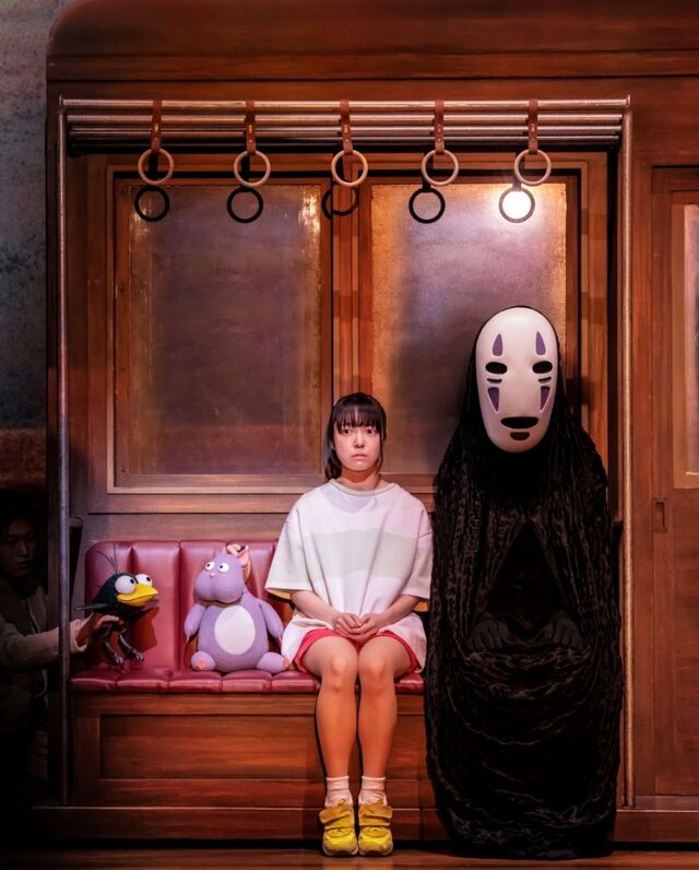 미야자키 하야오의 애니메이션을 무대로 옮긴 연극 '센과 치히로의 행방불명'.ⓒJohan Person