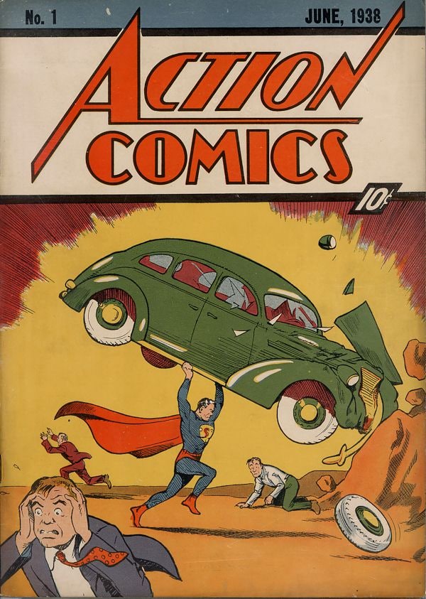 슈퍼맨 만화 1938년 초판본 역대 최고가 219억원 판매