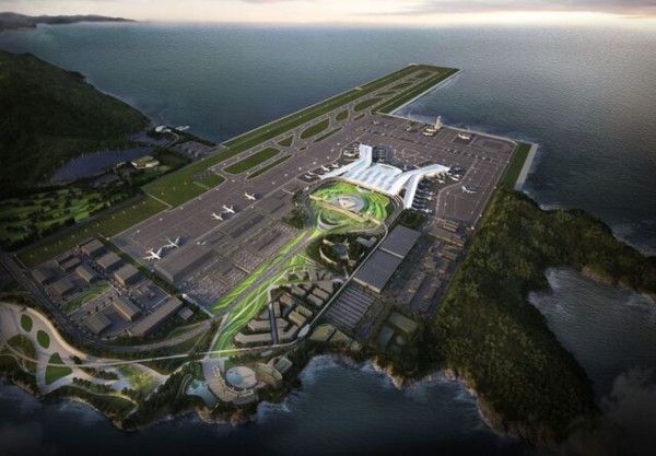 가덕도신공항 조감도.가덕도신공항건설공단 제공
