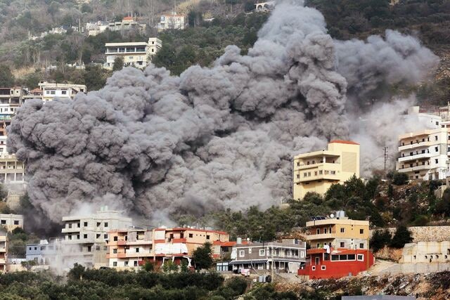 [포토] 이스라엘, 레바논 남부 공습