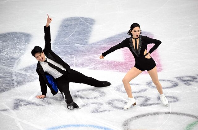 [포토] 아이스댄스 권예·임해나 올림픽 데뷔전