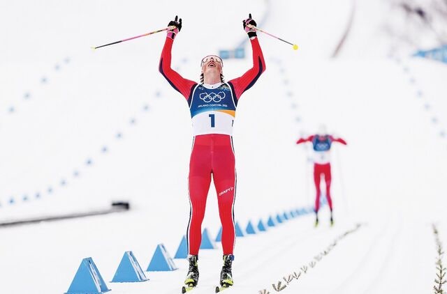 크로스컨트리 클레보, 동계올림픽 ‘최다 6관왕’ 새 역사 썼다