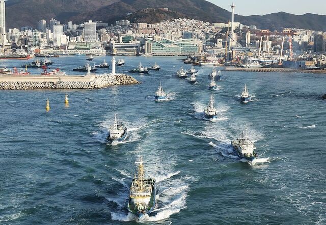 [포토] 설 연휴 후 첫 조업