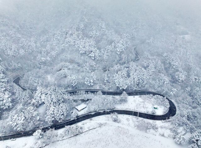 [포토] 눈 덮인 구룡령