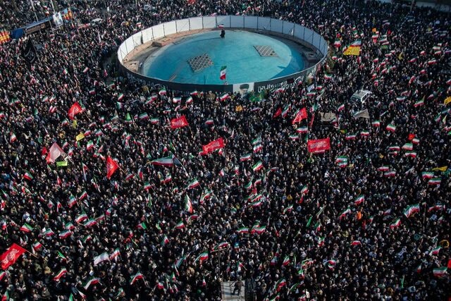 [포토] 테헤란 모즈타바 최고지도자 지지 집회