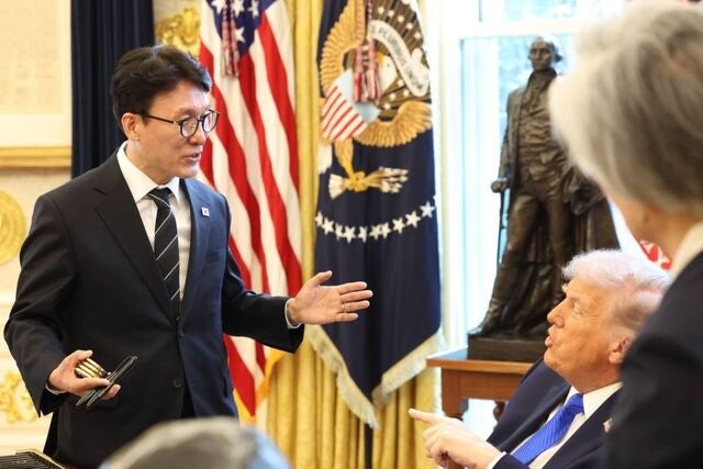 김민석 만난 트럼프 “김정은이 나와 대화 원하나” 물어