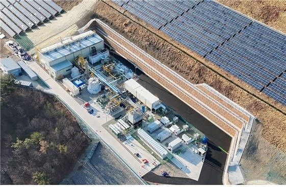 삼성물산, 국내 첫 100% 재생에너지 기반 그린수소 시설 준공