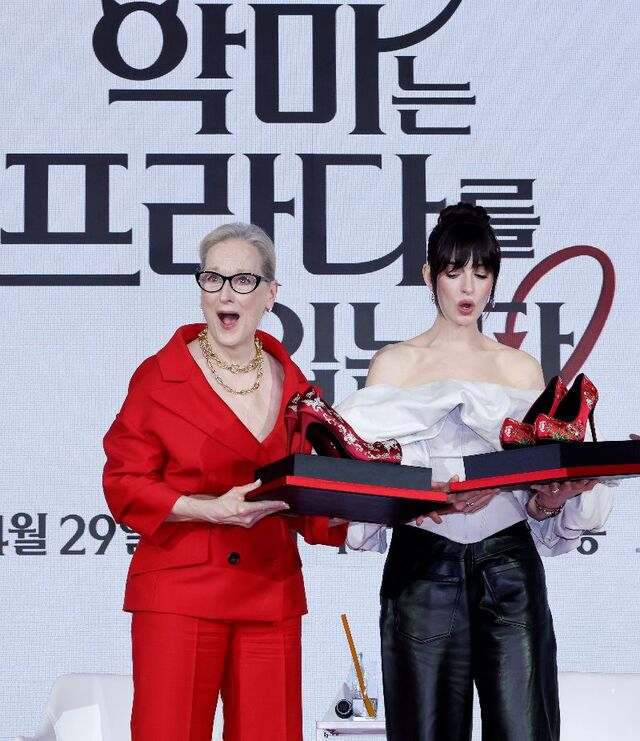 메릴 스트립 “손주들 ‘케데헌’ 빠져”  앤 해서웨이 “한국, 문화 리더”