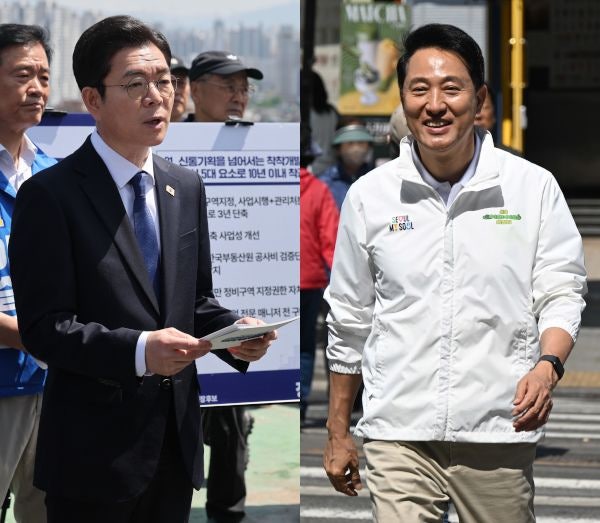 鄭 “집값 吳가 올려놔” 吳 “정부가 시장교란”… 부동산 격돌