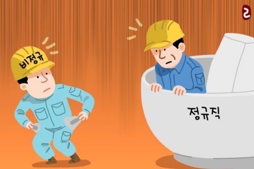 정규직 100만원 받을 때 비정규직 65만원… 임금 격차, 10년 만에 최대