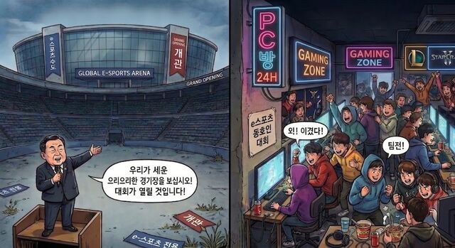 [단열 초점] 으리으리한 지방 e스포츠 경기장… 왜 동네 PC방보다 썰렁할까