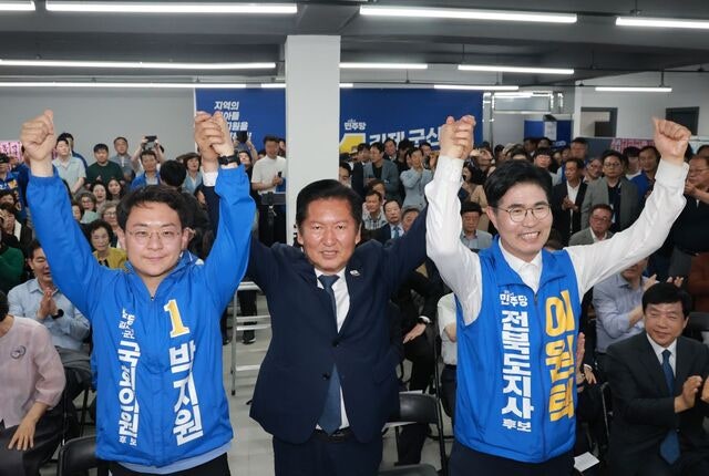 갈라진 텃밭… 또 전북 달려간 정청래