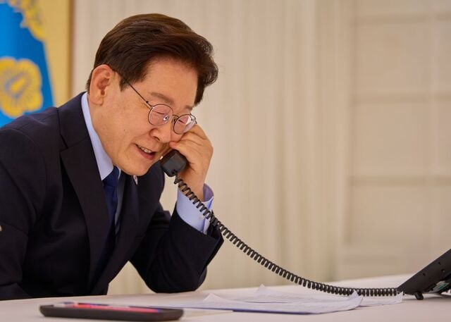 李, 트럼프와 30분 통화… “JFS 충실 이행 노력”