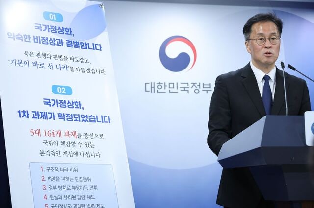 스쿨존 속도 완화 등 ‘국가정상화 프로젝트’ 164건 확정