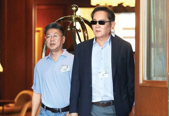 [포토] 이재용, 美  억만장자 사교클럽 참석