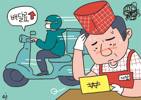 [사설] 자영업자와 배달 라이더 상생할 입법 필요하다