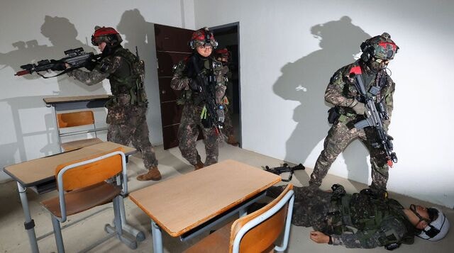 [포토] 훈련은 실전과 같이