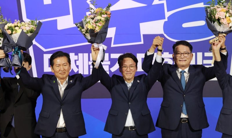[속보] 민주, <b>당대표 후보</b> 3명 압축…김민석·정청래·송영길