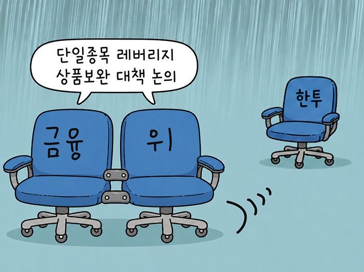 [금융뒷담] 금융위 초대 못 받는 한투운용… 레버리지 쓴소리에 무언의 경고?