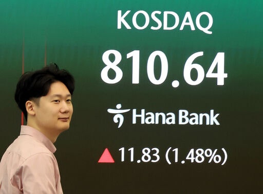 [속보] <b>코스닥</b> 4~5%대 급등…<b>매수 사이드카</b> 발동