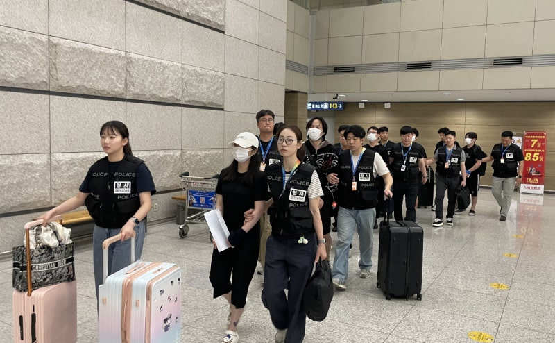 100억대 피싱 조직… 한·중 공조 수사로 검거